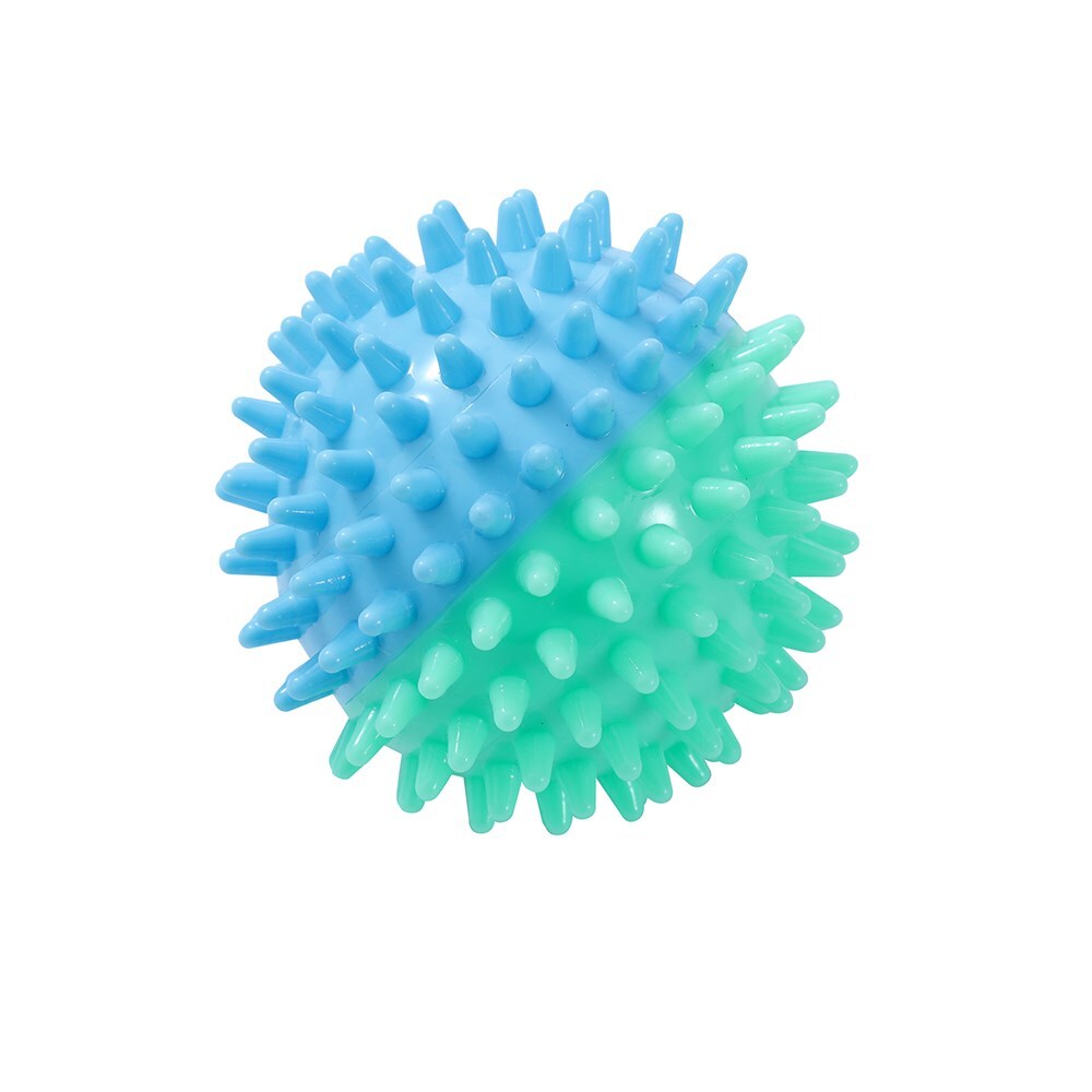 36041-paws-claws-8-5cm-spikey-dental-rubber-squeeze-ball-pet-dog-toy-blue-green