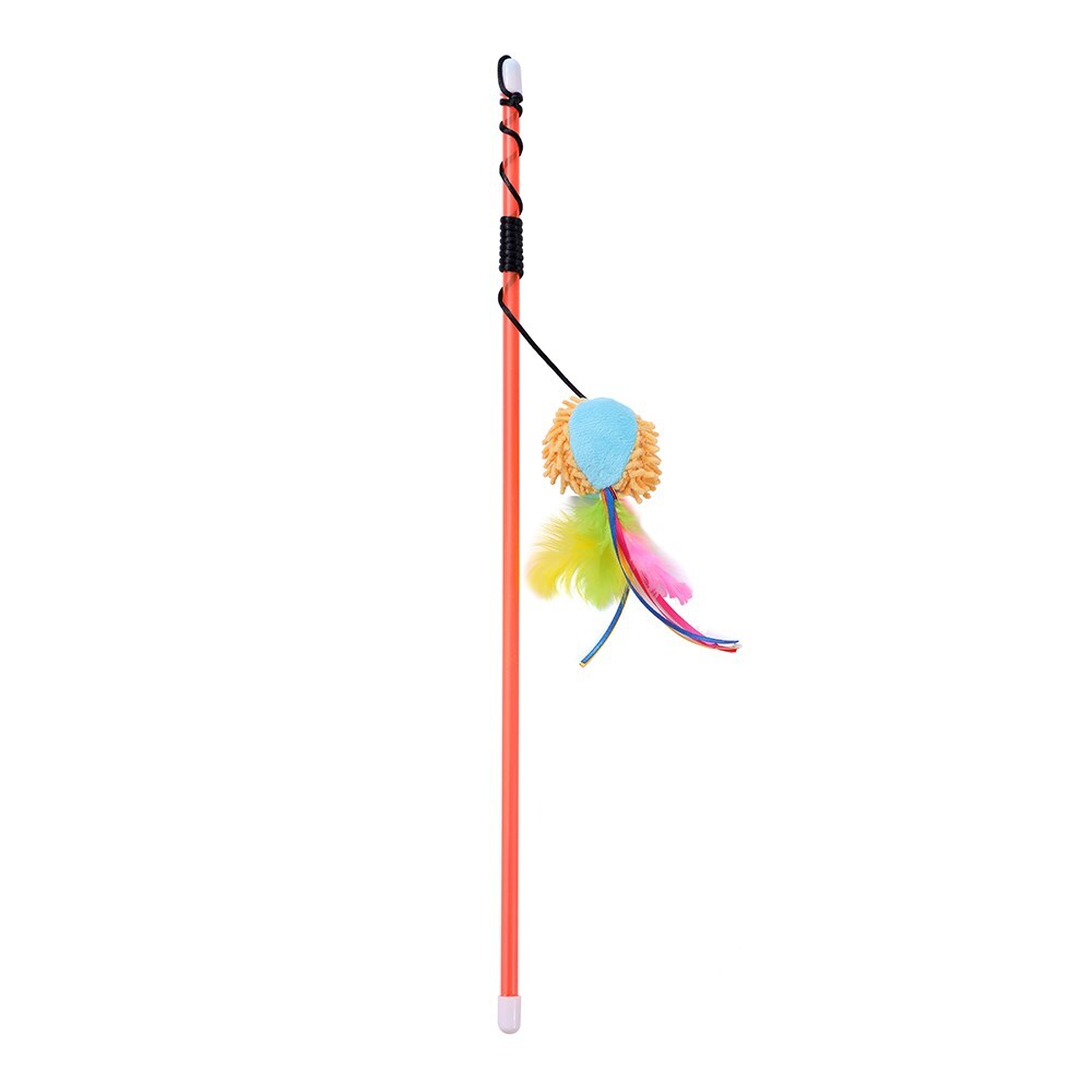 36119-paws-claws-45cm-tassel-cat-kitten-pet-toy-dangler-assorted