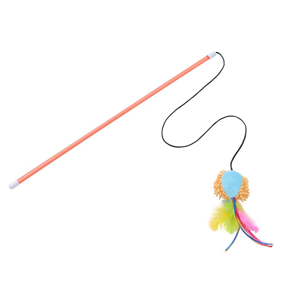 36119-paws-claws-45cm-tassel-cat-kitten-pet-toy-dangler-assorted