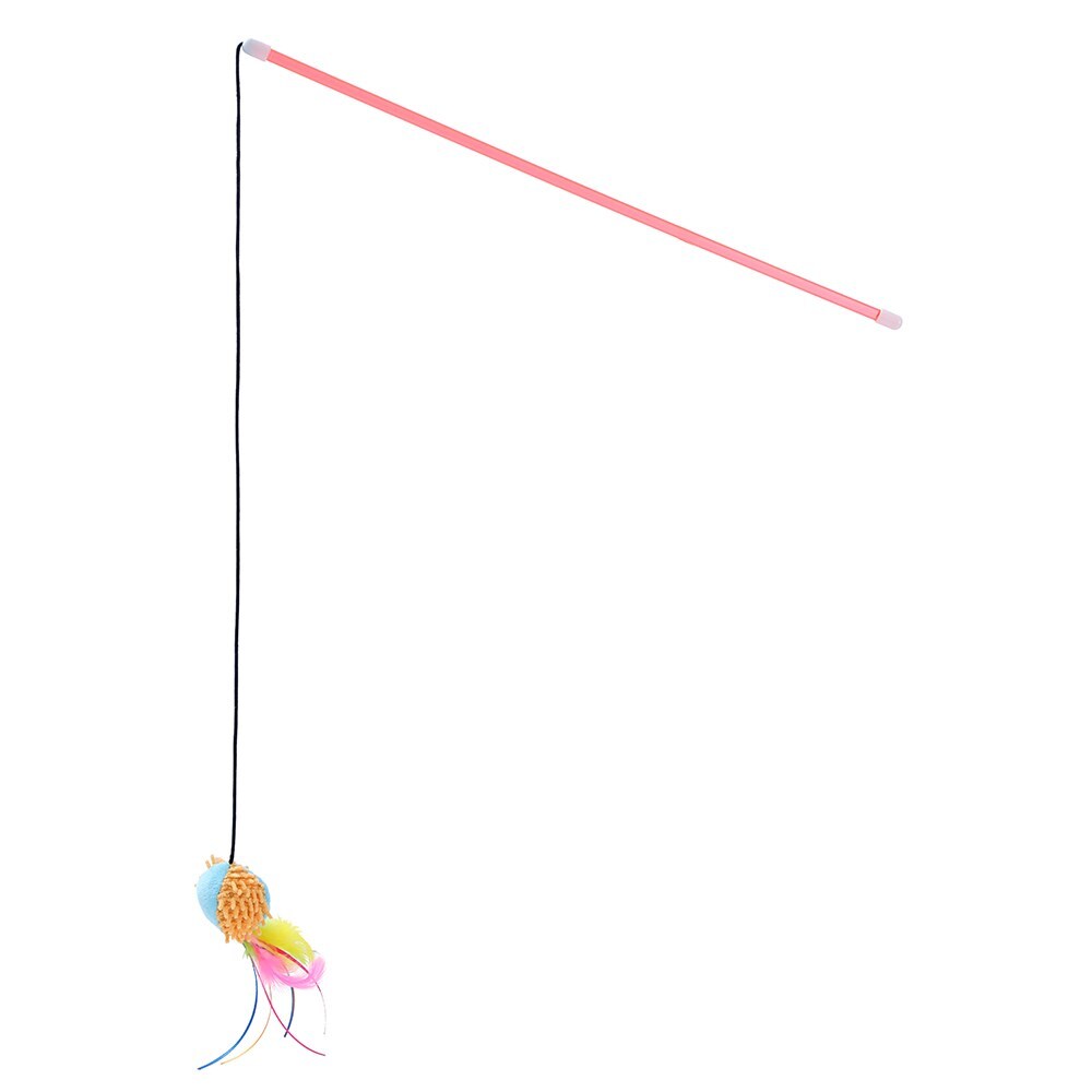 36119-paws-claws-45cm-tassel-cat-kitten-pet-toy-dangler-assorted