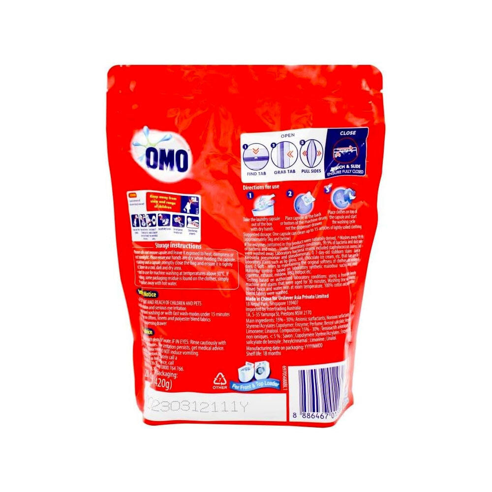 69705688-28pc-omo-3-in-1-laundry-capsules-fresh-eucalyptus-front-top-loader