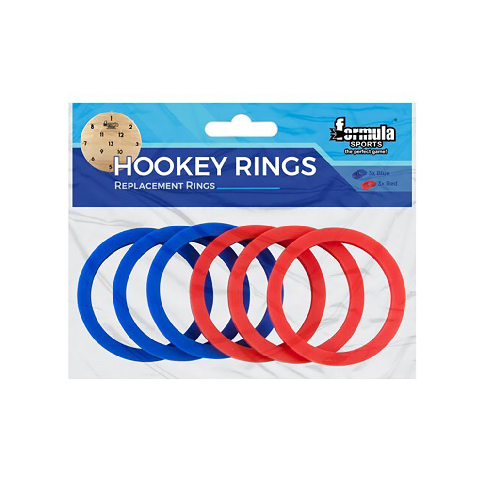 6pc Formula Sports Replacement Hookey Rings Accessory