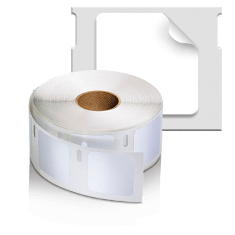 750pc Dymo Label Writer Square Multipurpose Labels White 25x25mm