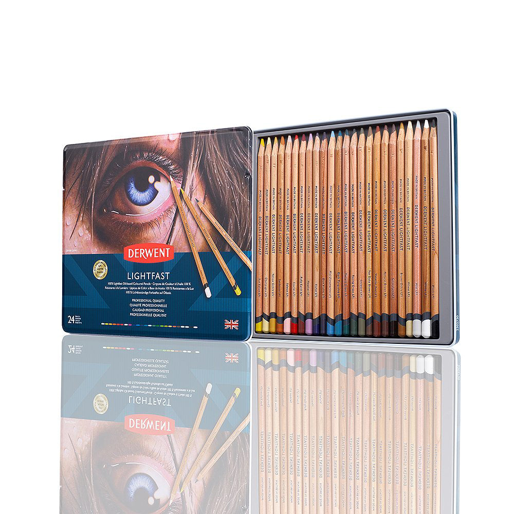 2302720-24pk-derwent-lightfast-drawing-colouring-oil-based-coloured-pencil-w-tin
