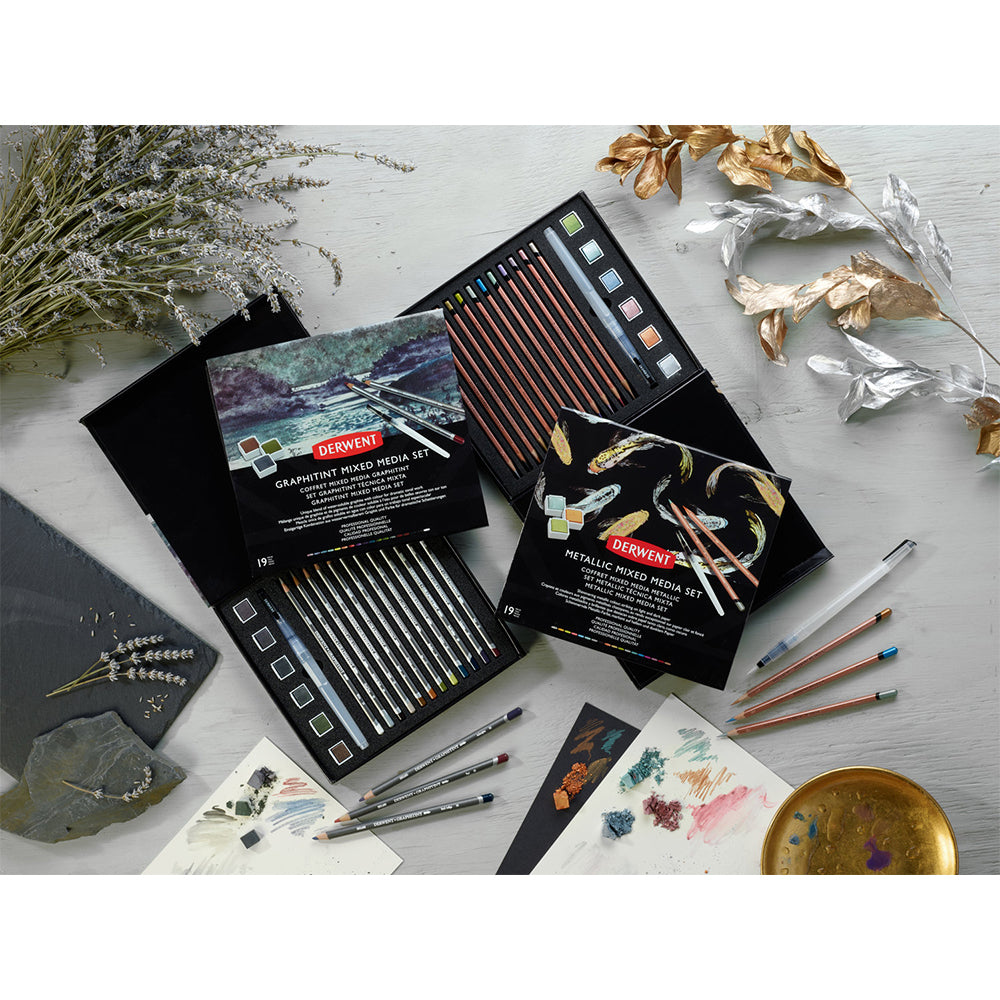 2305949-derwent-professional-graphitint-mixed-media-set-w-pencil-paint-brush-tin