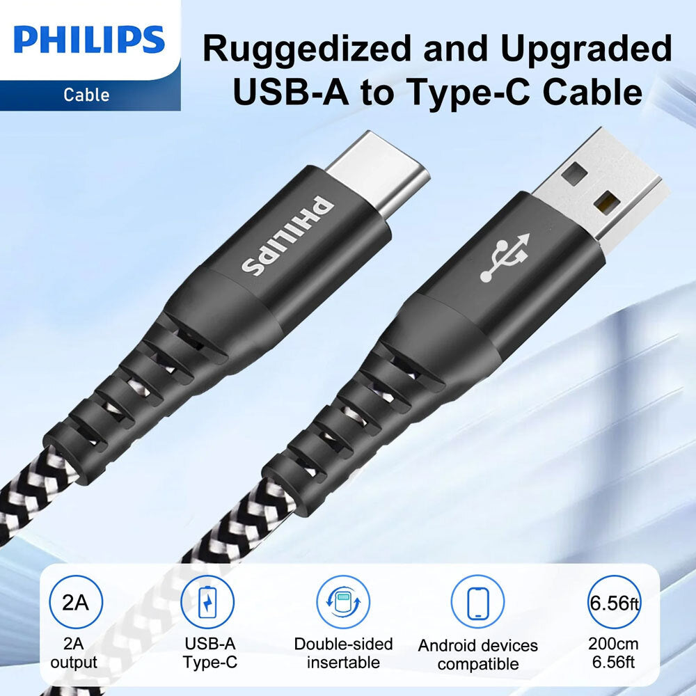 4895229127784-philips-200cm-usb-a-usb-c-480mbps-fast-charge-cable-for-iphone-samsung-blk