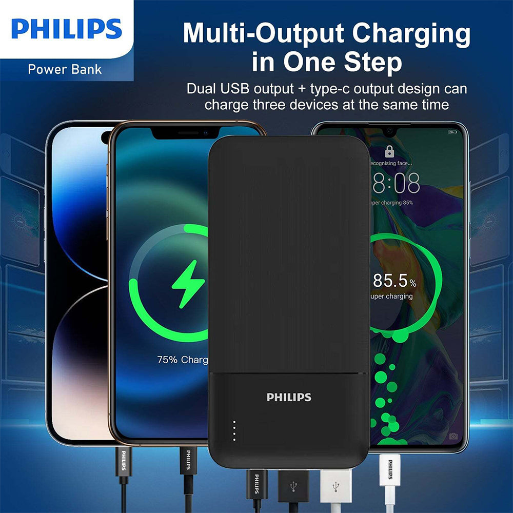 4895229129191-philips-10000mah-mobile-battery-power-bank-w-2-usb-port-type-c-black