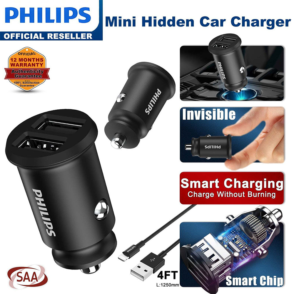 4895229134997-philips-dual-usb-a-port-car-charger-w-mfi-certified-lightning-cable-black