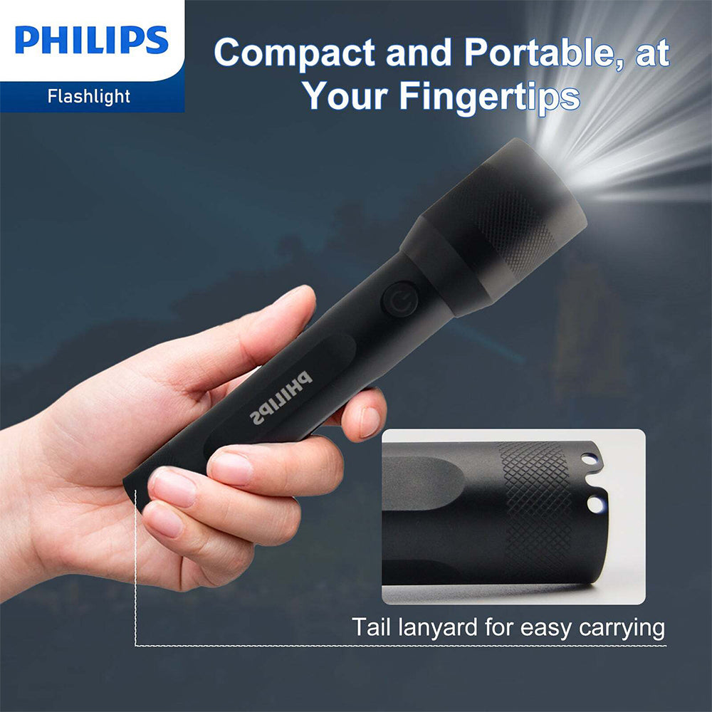 4895229136137-philips-rechargeable-led-handheld-1100lm-flashlight-black