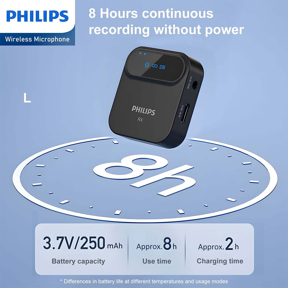 6970274911422-3pc-philips-2-4ghz-wireless-microphone-hd-recording-mic-w-charging-case