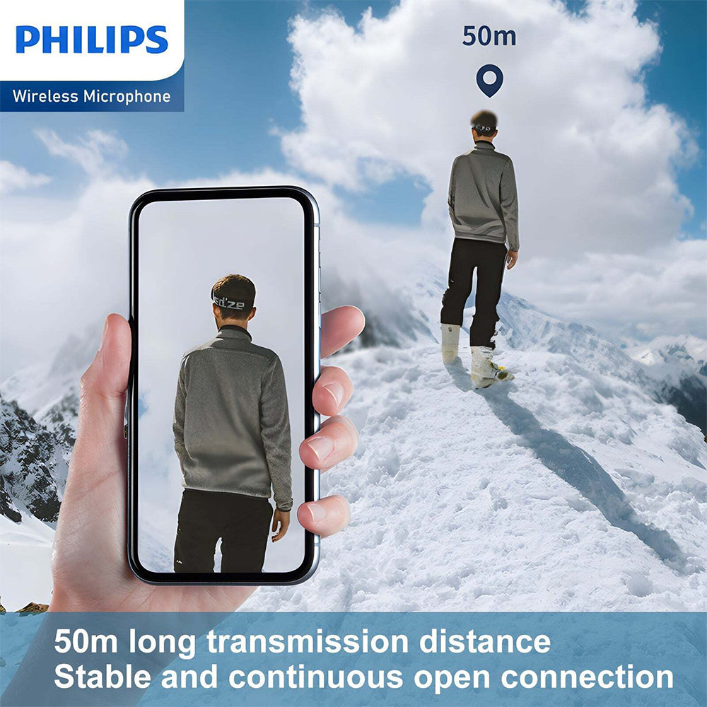 6970274911422-3pc-philips-2-4ghz-wireless-microphone-hd-recording-mic-w-charging-case