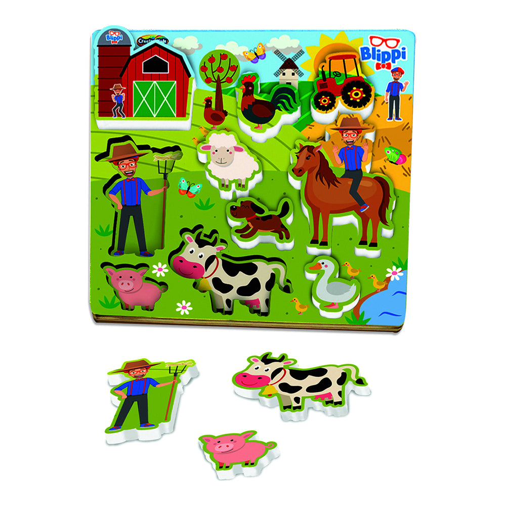 653899040932-10pc-creative-kids-blippi-wooden-farmyard-puzzle-toy-3y