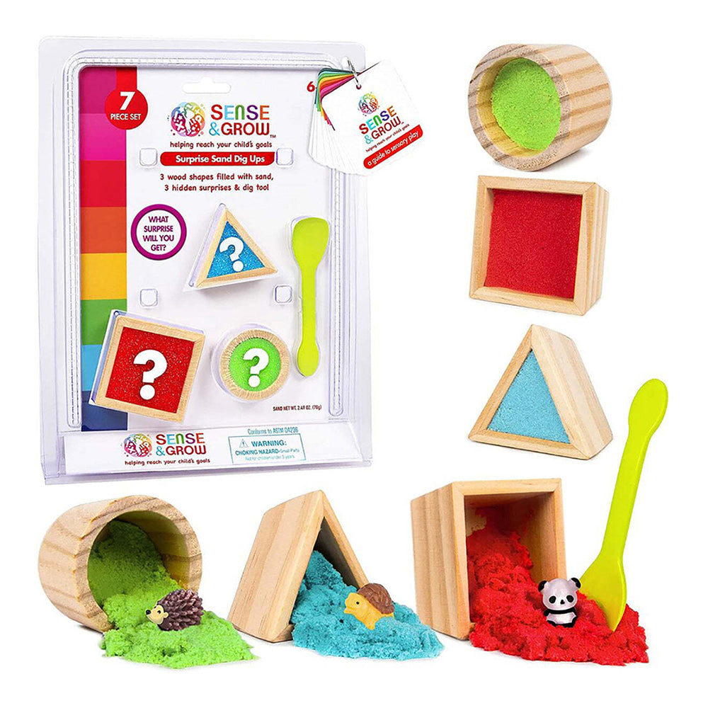 813268017488-7pc-sense-grow-surprise-sand-dig-ups-w-wooden-mould-shape-toy-set-kids-6