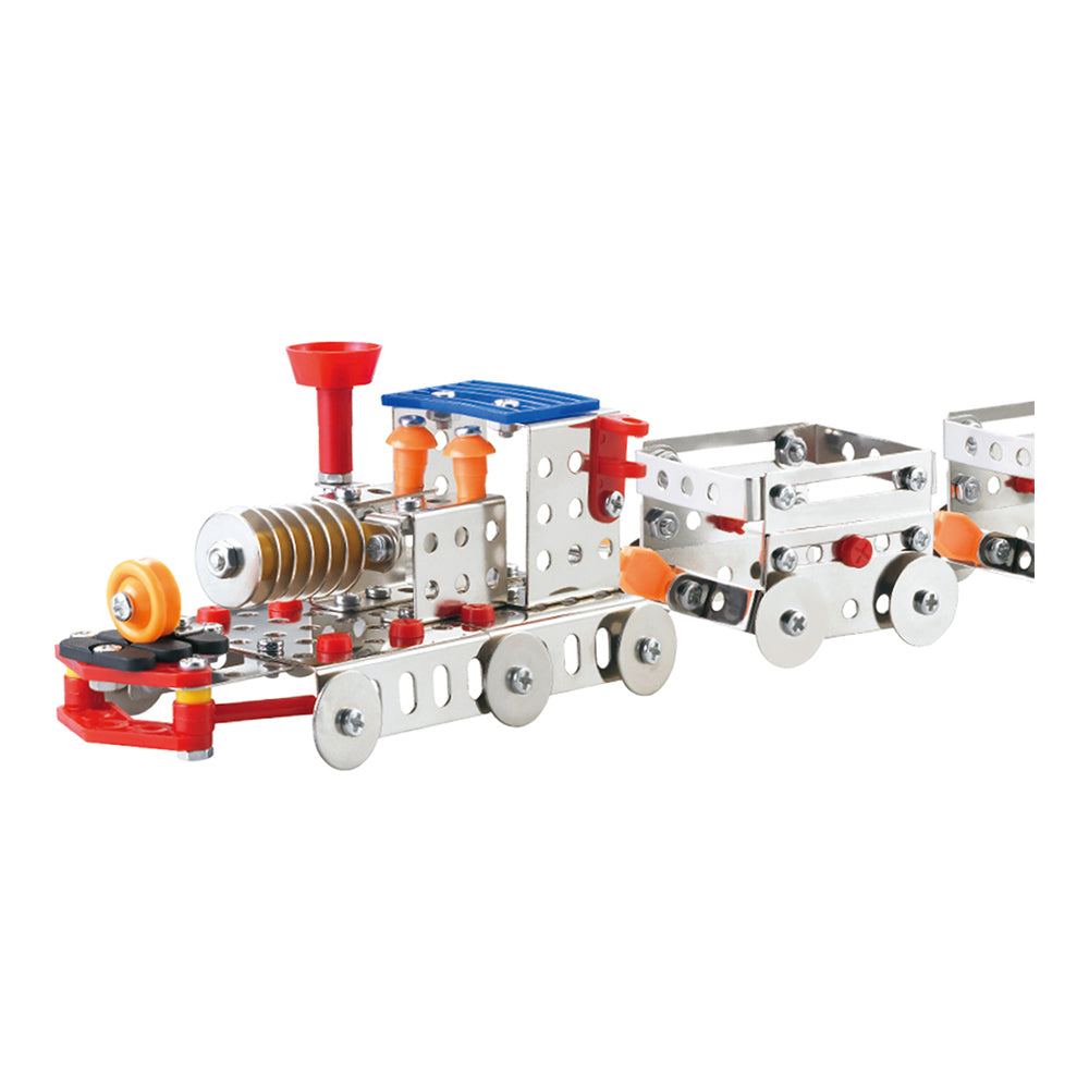 239pc Construct IT DIY Train Toy w/ Tools Kit Kids 8y+