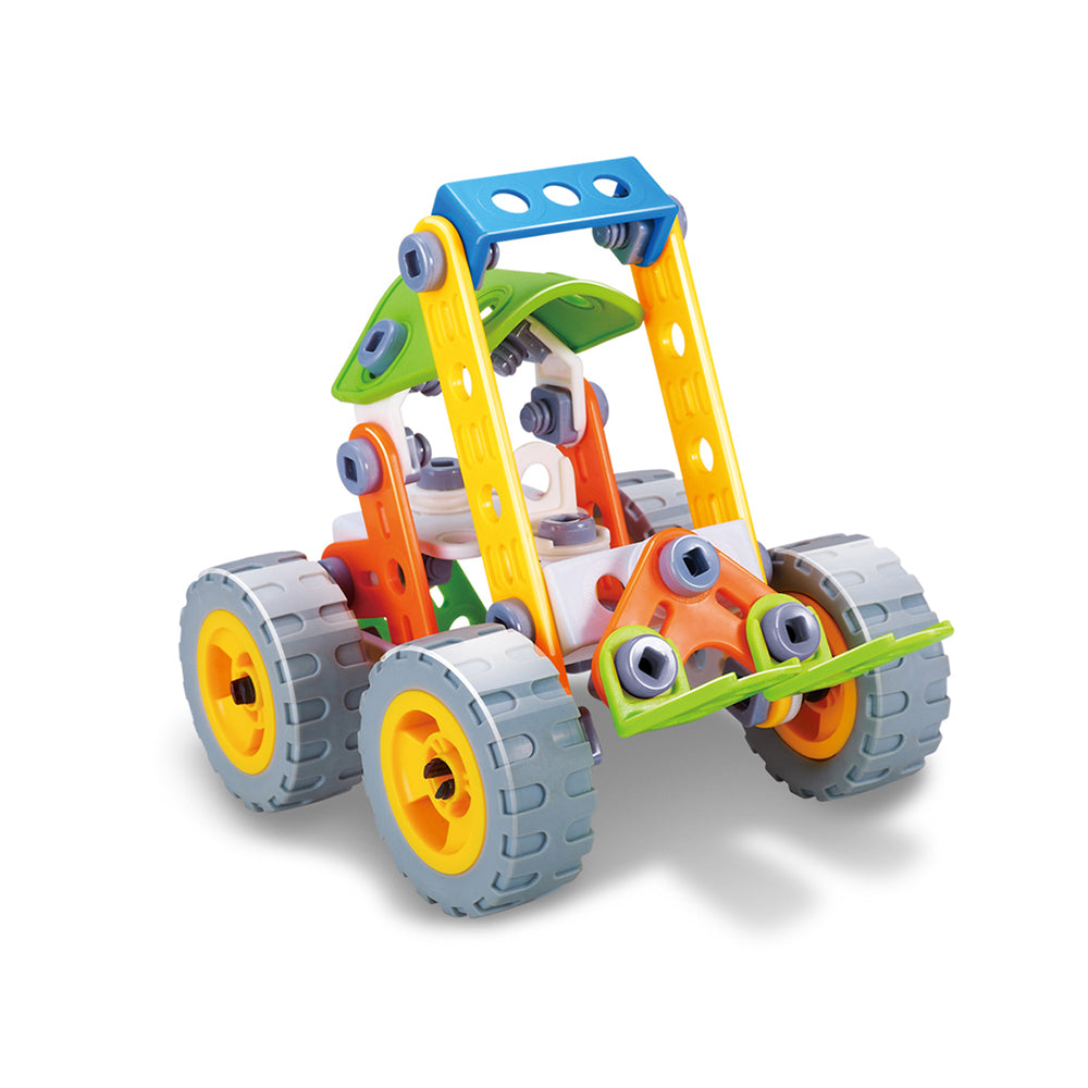 84pcs Construct IT Flexibles DIY Fork Lift Toy w/ Tools Kit Kids 4y+