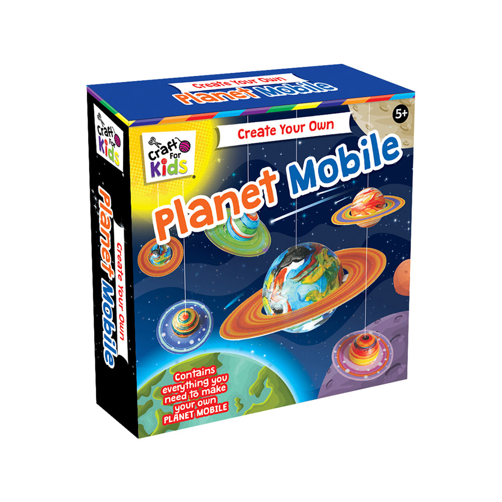 Craft For Kids Create Your Own Planet Mobile Activity Kit 5y+