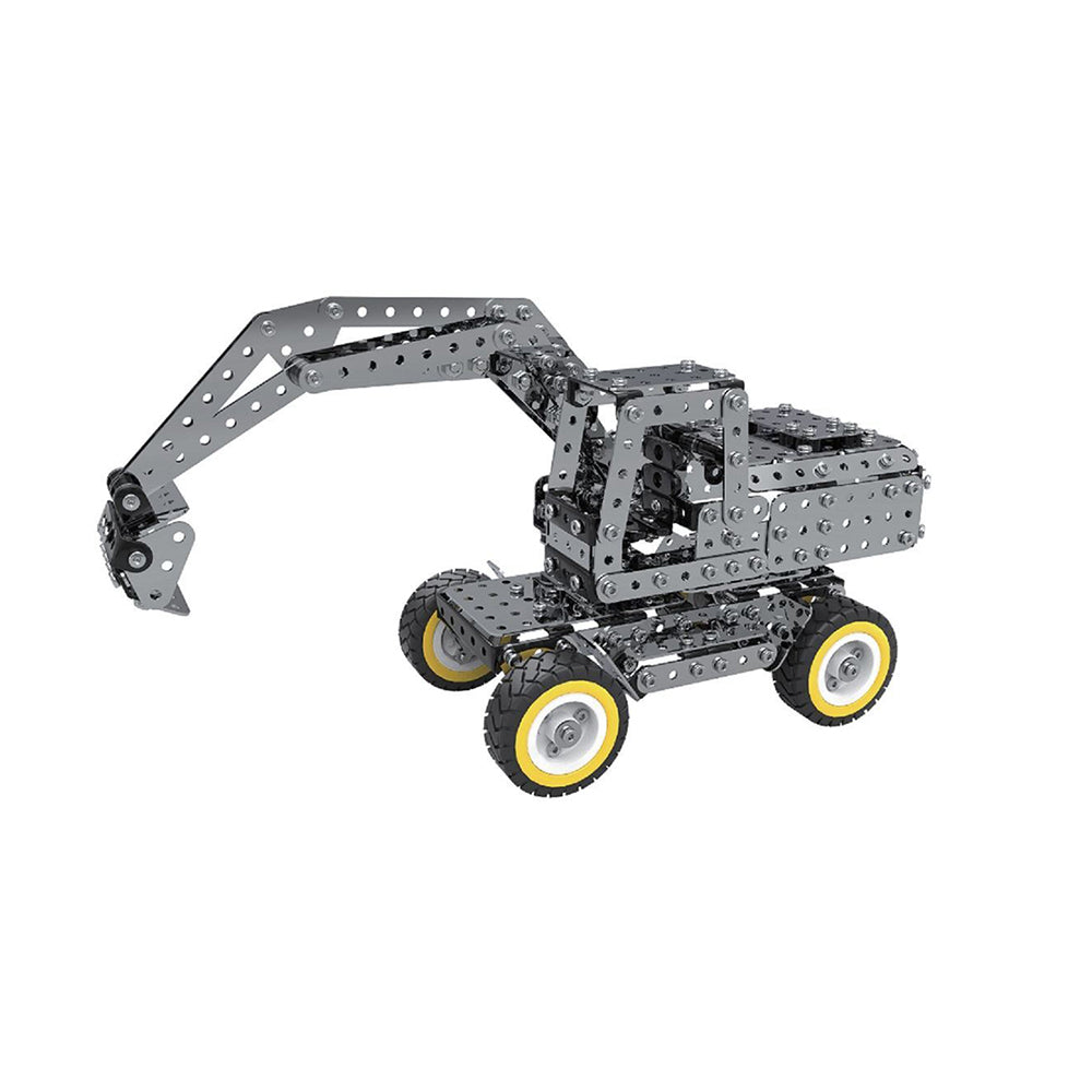 642pc Construct IT Platinum-X Super Excavator Toy w/ Tools Kit Kids 8y+