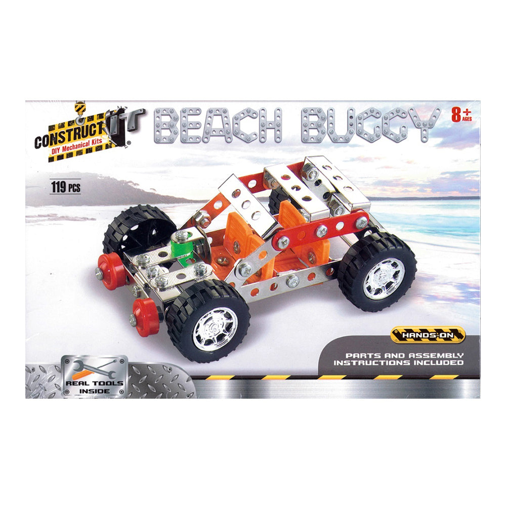 119pc Construct IT DIY Beach Buggy Toy w/ Tools Kit Kids 8y+