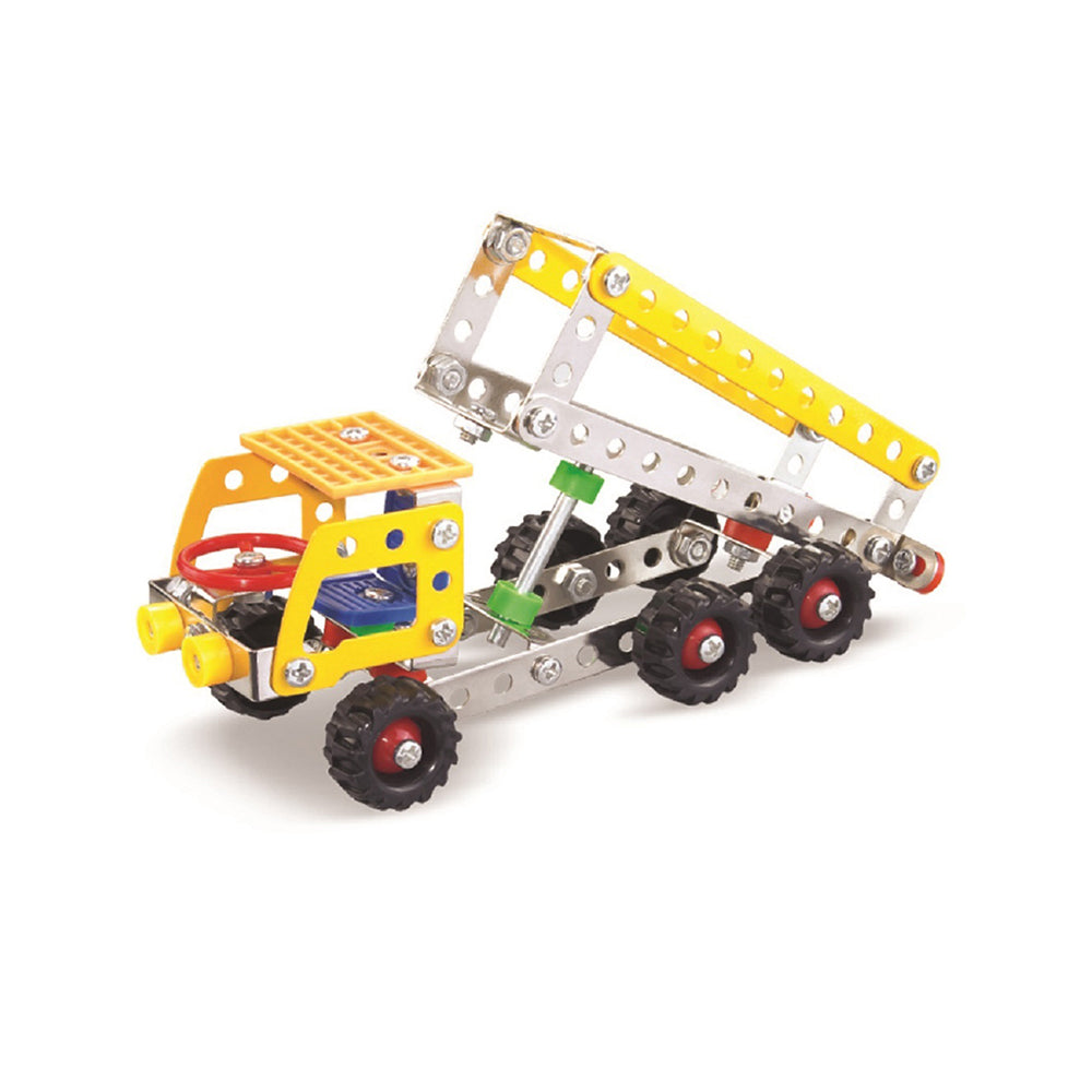 129pc Construct IT DIY Tip Truck Toy w/ Tools Kit Kids 8y+