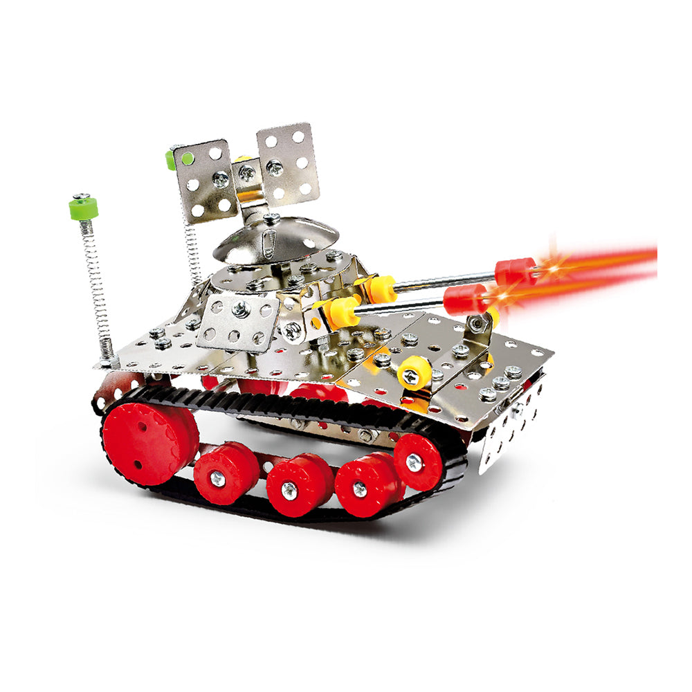 150pc Construct IT DIY Tank Field Master Toy w/ Tools Kit Kids 8y+
