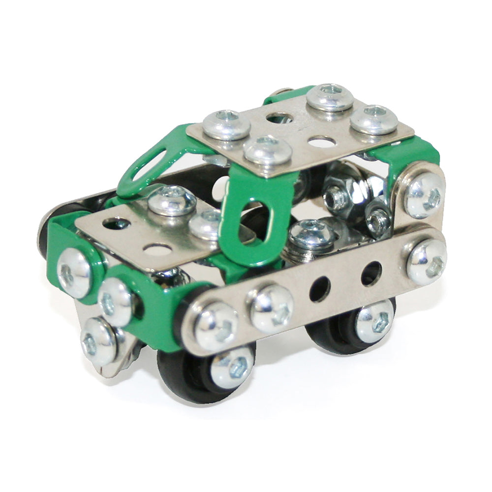104pc Construct IT Constructables DIY Car Toy w/ Tools Kids 6y+ Green
