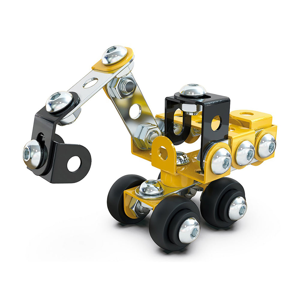 67pc Construct IT Constructables DIY Excavator Toy Set w/ Tools Kids 6+ YLW