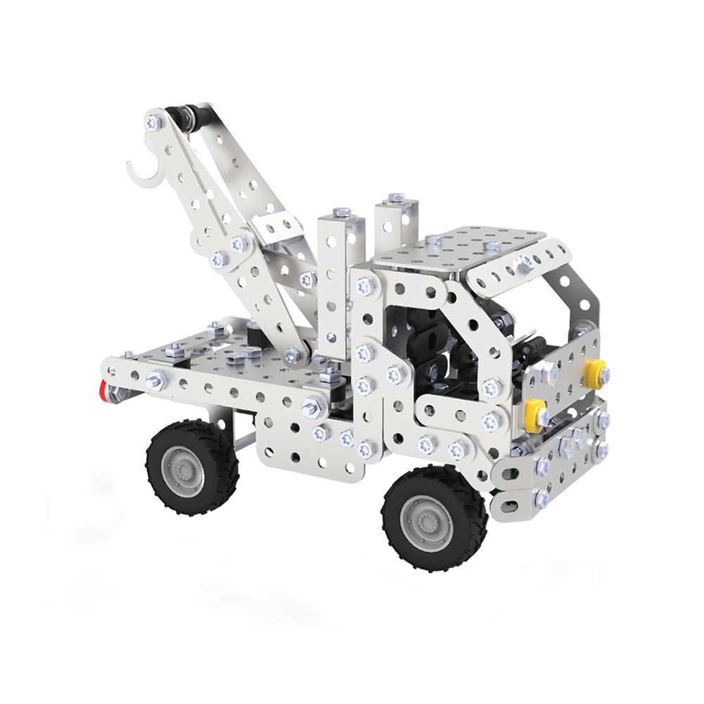 310pc Construct IT Platinum-X Tow Truck Toy w/ Tools Build Kit Kids 8y+