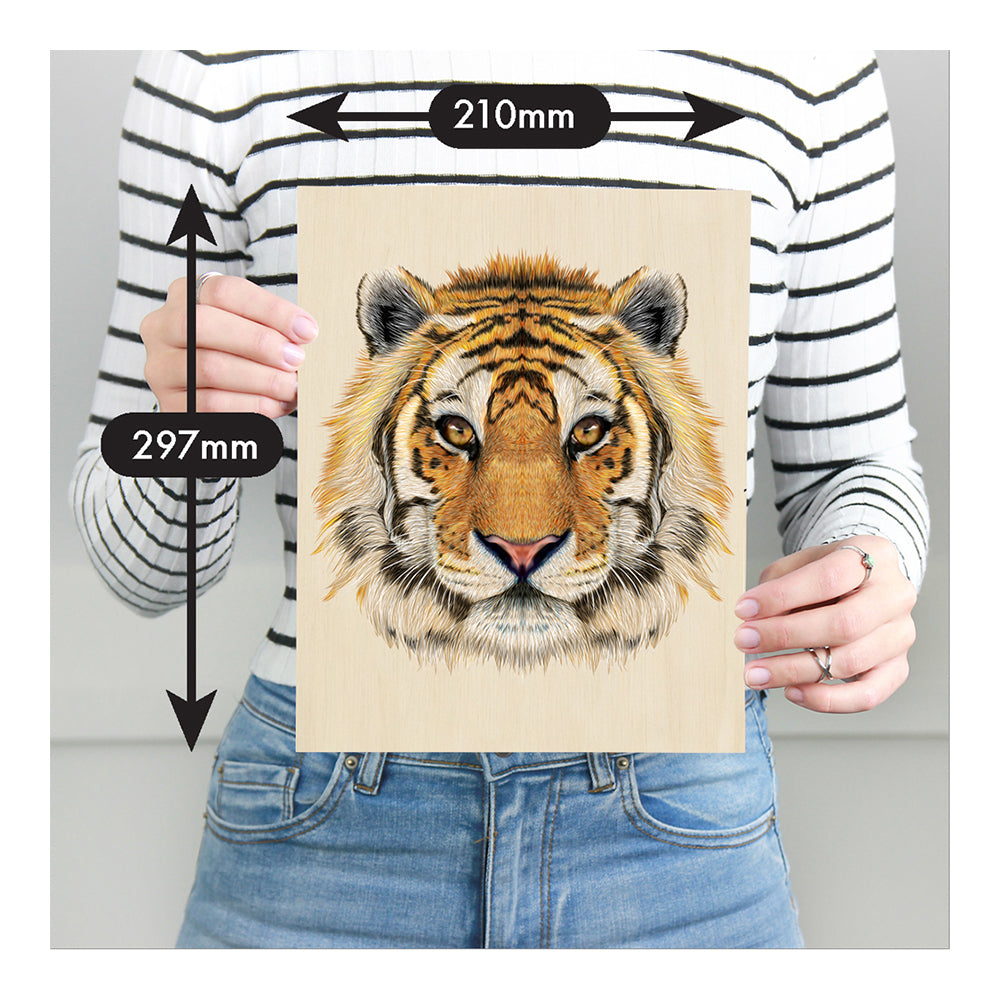 130pc Puzzle Master Series-3 Wooden Jigsaw w/ Stand Set Kids 8y+ Tiger 2.0