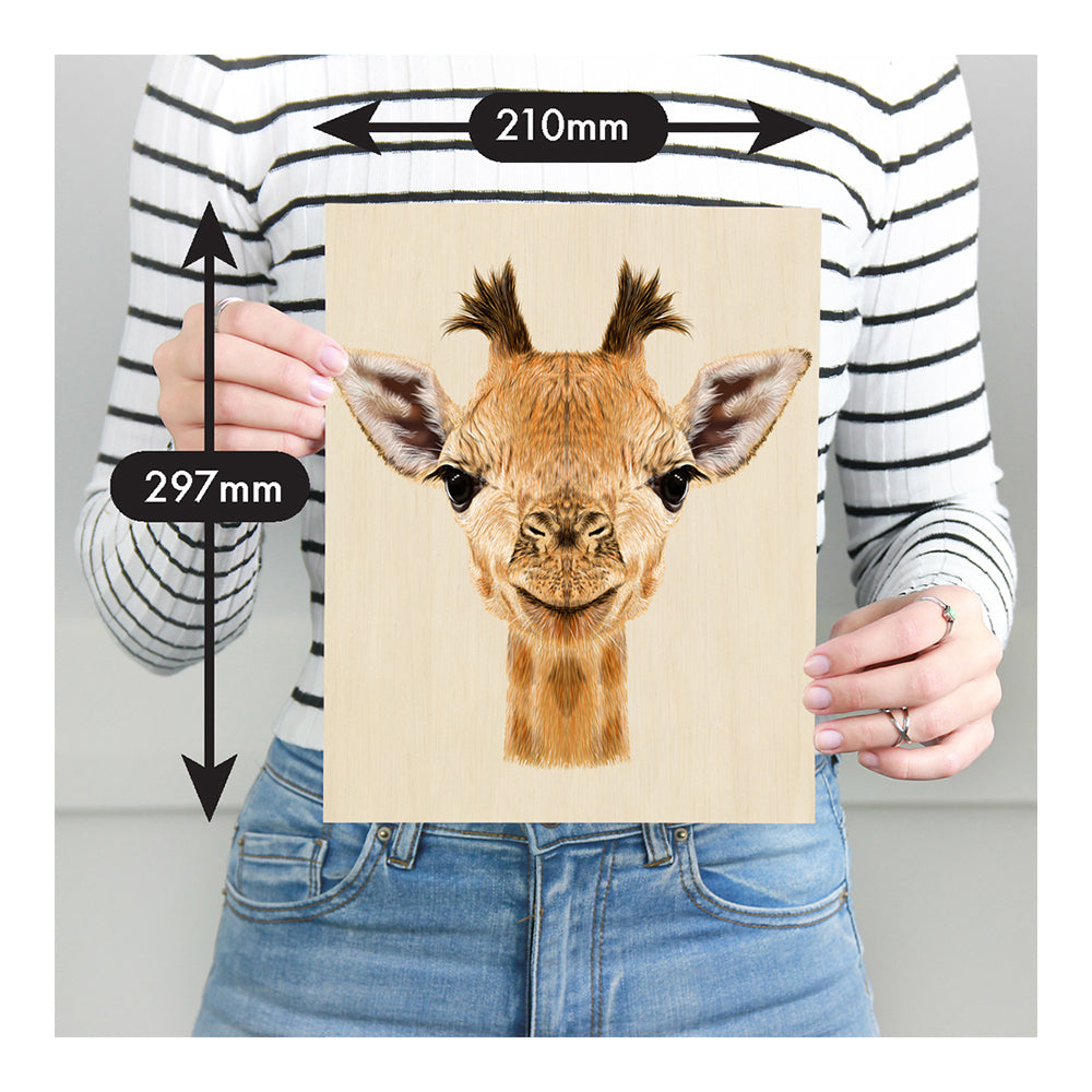 128pc Puzzle Master Series-3 Wooden Jigsaw w/ Stand Set Kids 8y+ Giraffe