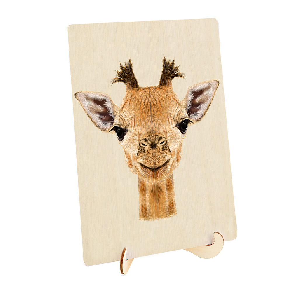 128pc Puzzle Master Series-3 Wooden Jigsaw w/ Stand Set Kids 8y+ Giraffe