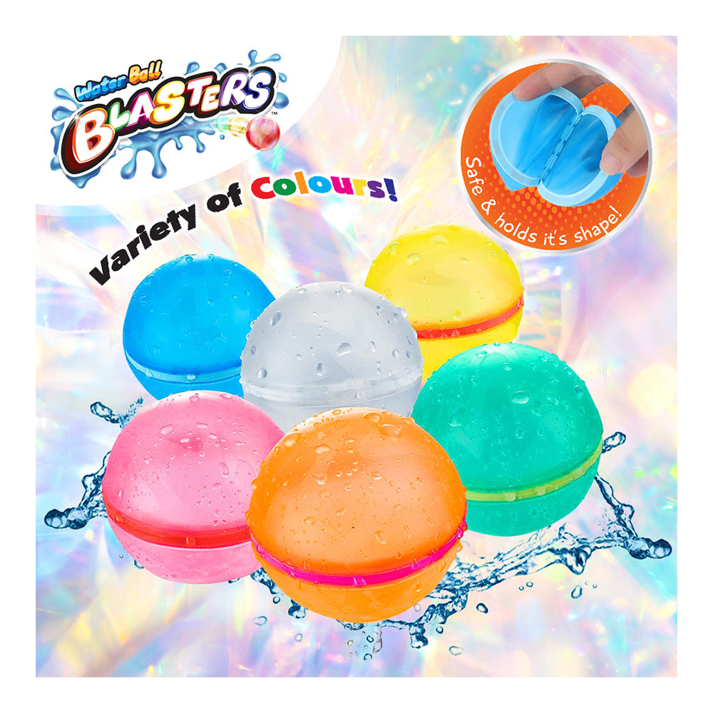 12pc Kazaang Auto-Refill Water Ball Blasters w/ Bag Toy Set Kids 5y+