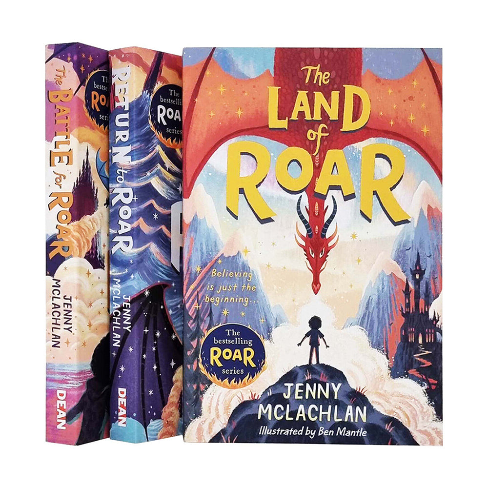 3pc Harper Collins The Land of Roar Kids Reading Book Set 8y+