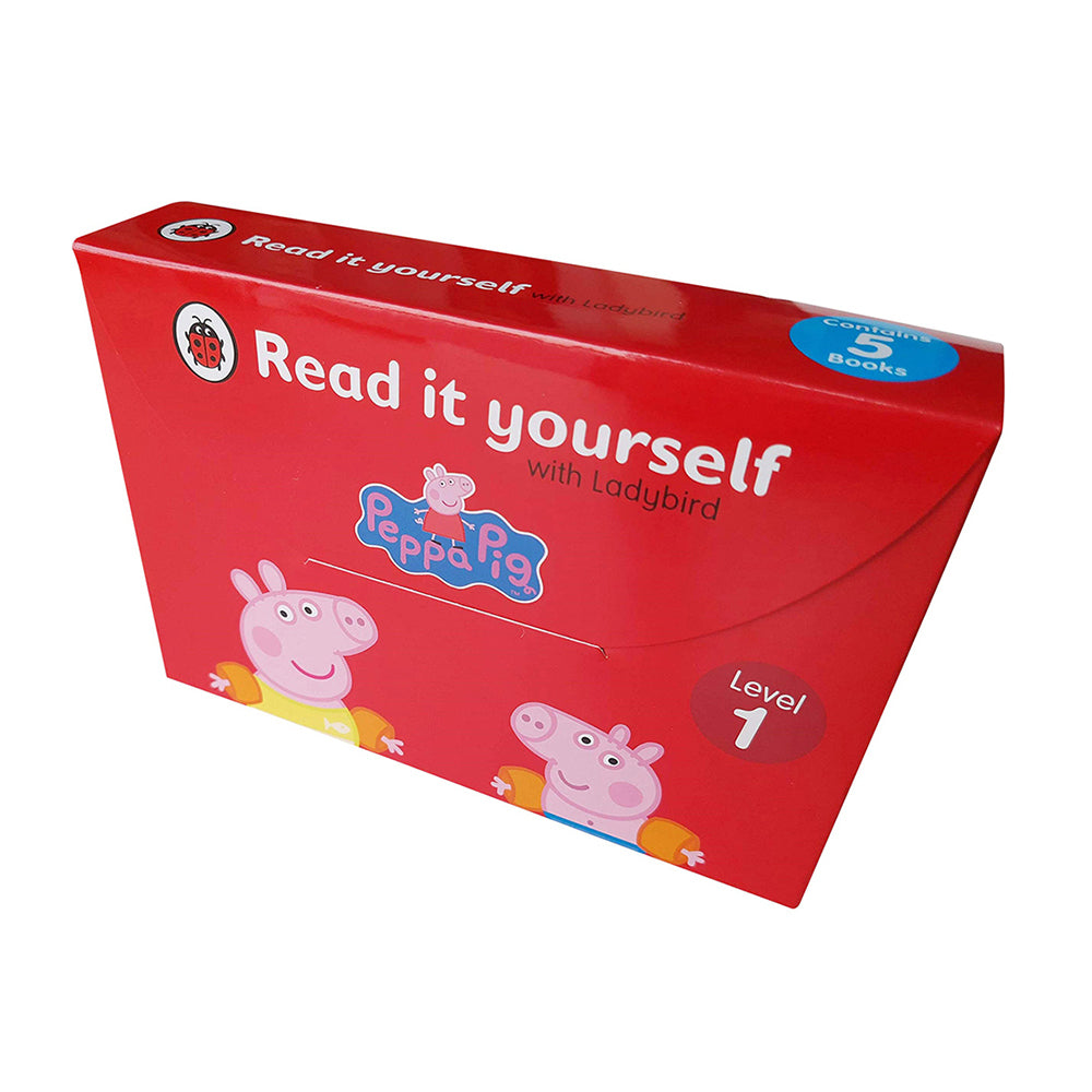 5pc Peppa Pig Read It Yourself Kids Reading Book Set Lvl1