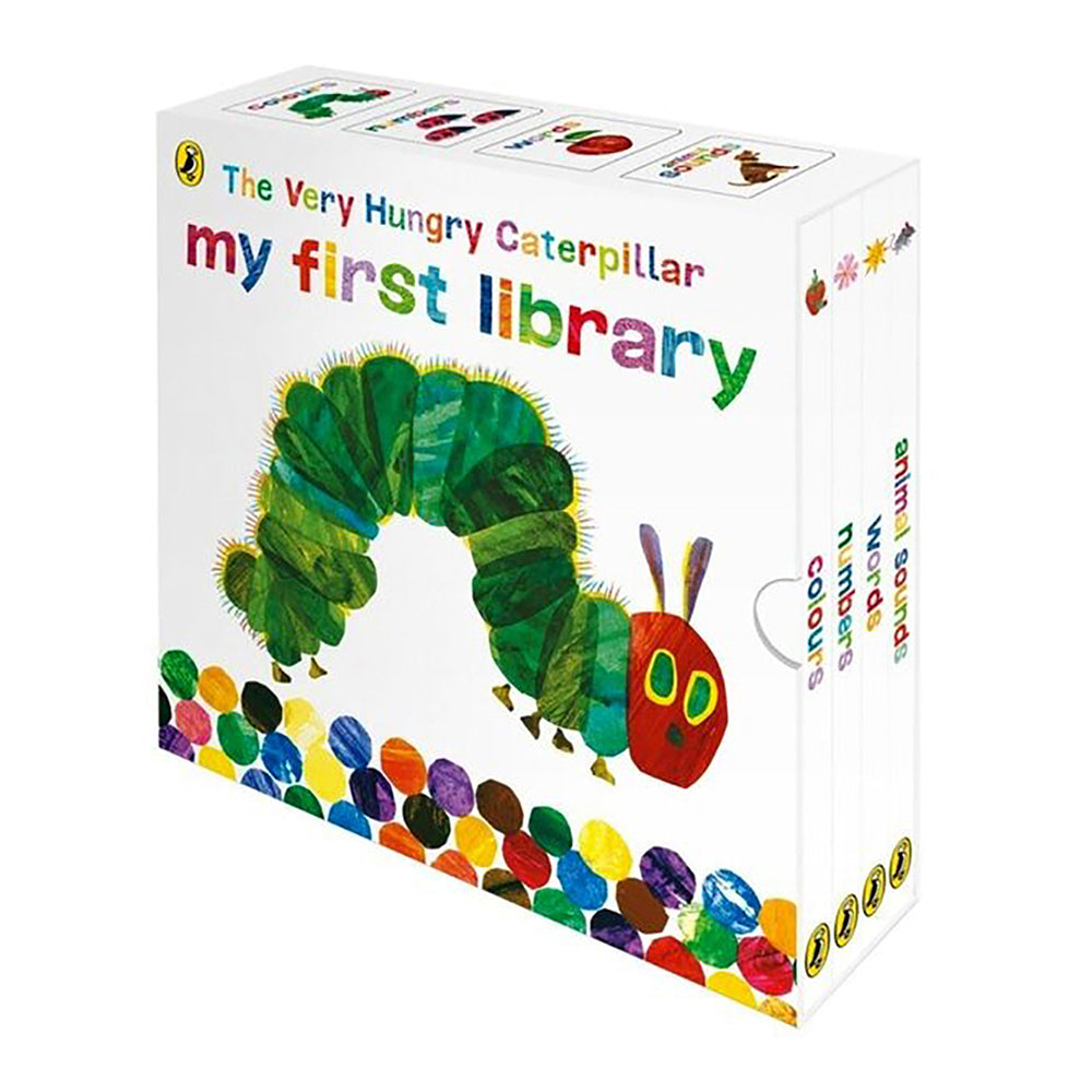 4pc The Very Hungry Caterpillar My First Library Reading Book Set