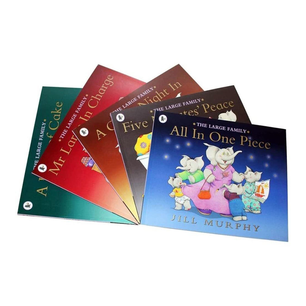 5pc Walker Five Minutes Peace & Other Stories Family Story Book Set 3y+