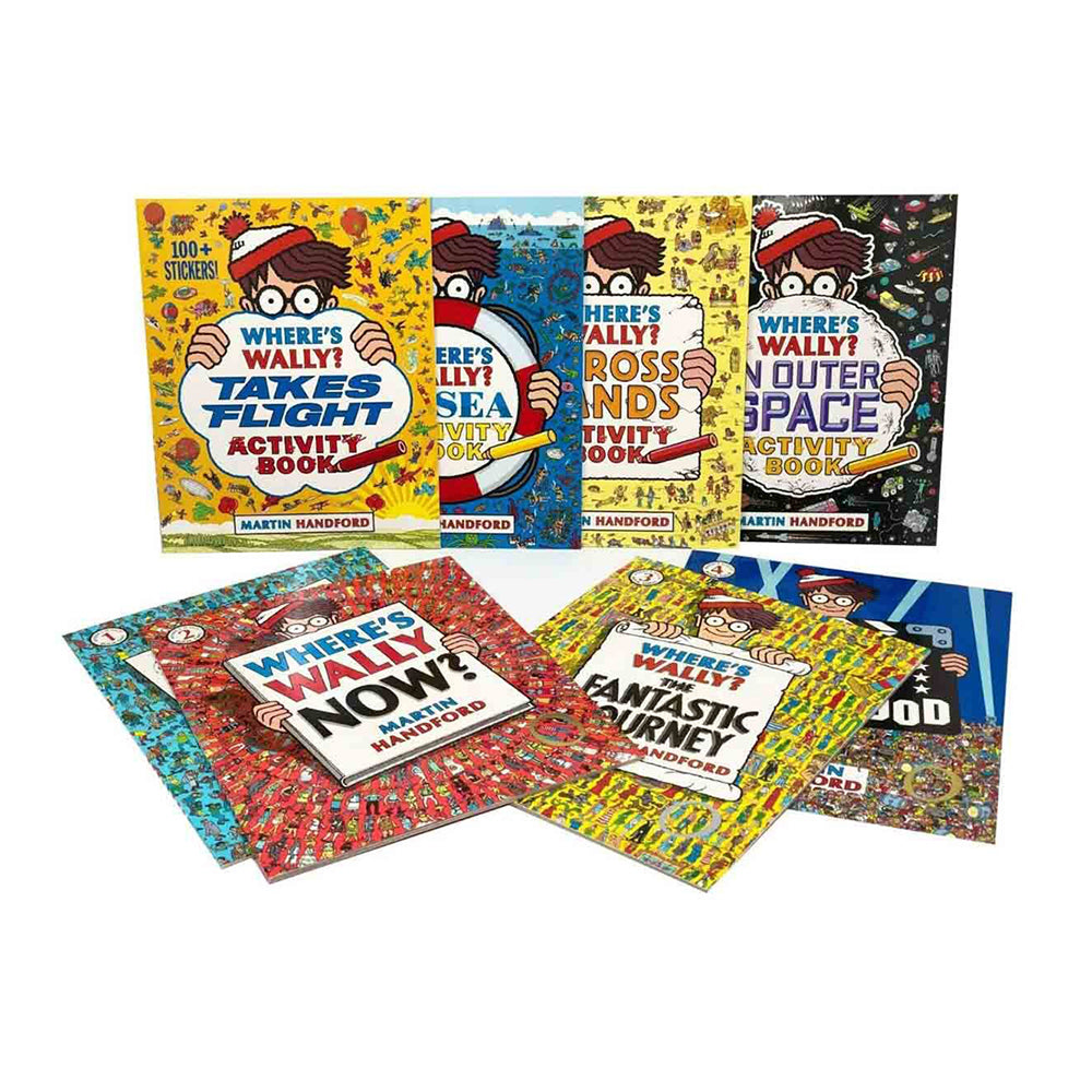 8pc Walker Where’s Wally Amazing Adventures & Activities Book