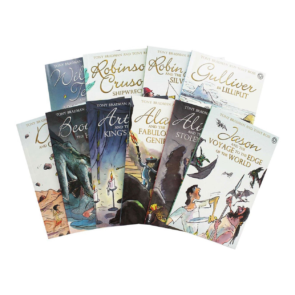 10pc Hachette The Greatest Adventures In The World Book Set 8y+