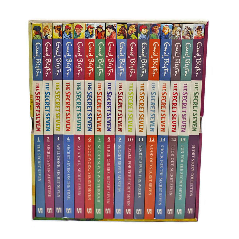 16pc Hachette The Secret Seven Kids Story Book Set
