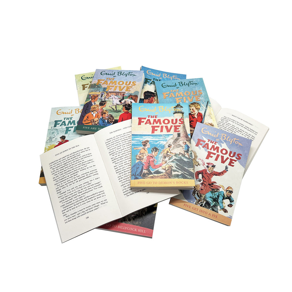 10pc Hachette The Famous Five Classic Story Book 8y+