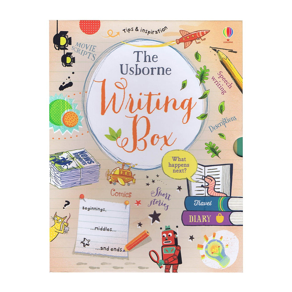 3pc Usborne Writing Box Story Book/Journal Set Kids/Children 8y+