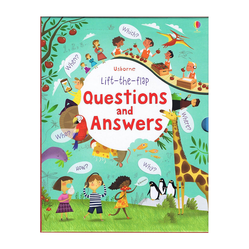 5pc Usborne Lift The Flap Questions & Answers Book Collection Set 8y+