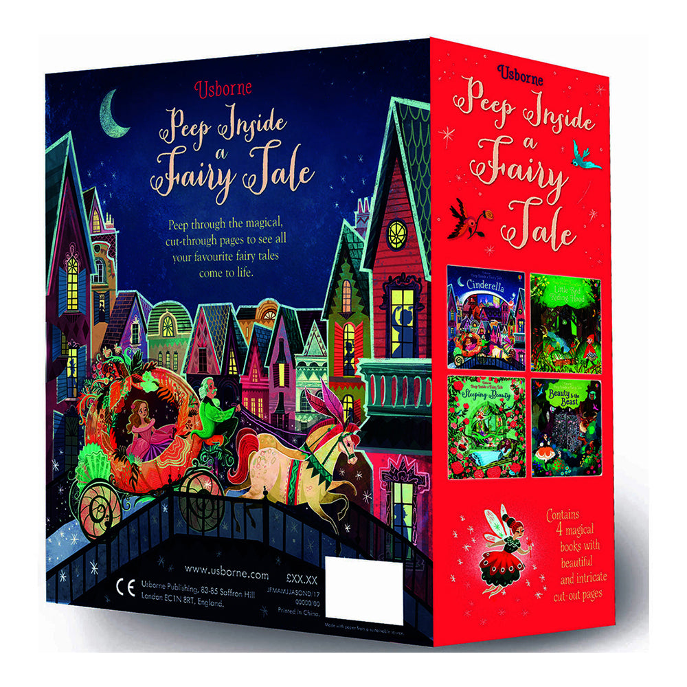 Usborne Peep Inside A Fairytale Box Kids Fun Reading Book Set 3y+