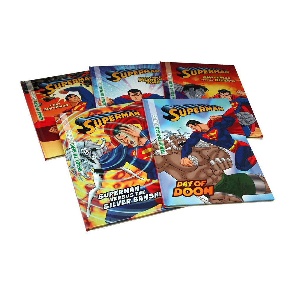 5pc Superman The Man Of Steel Collection Story Book Set