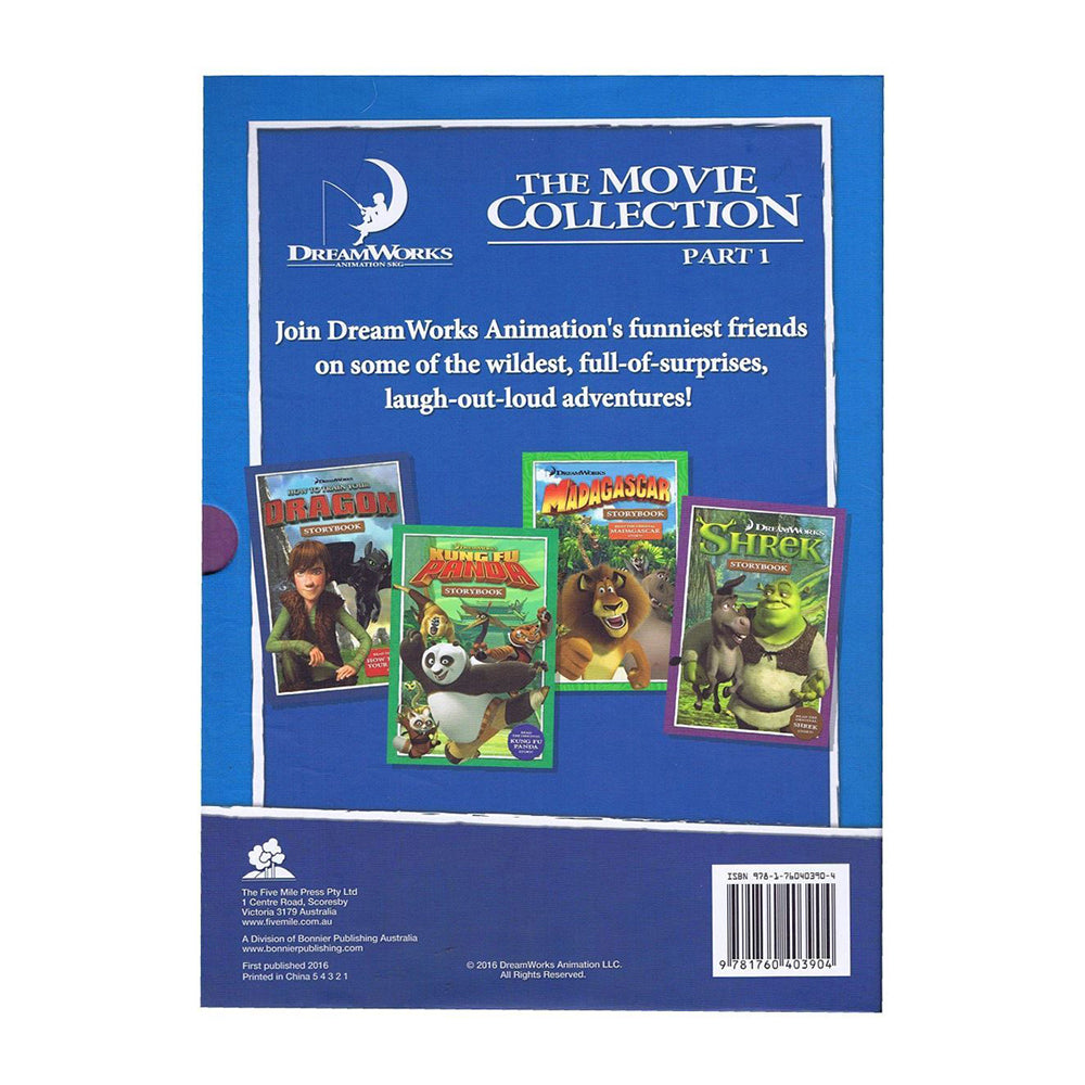 4pc Dreamworks Book Collection Part-1 w/ Slipcase & Poster Set