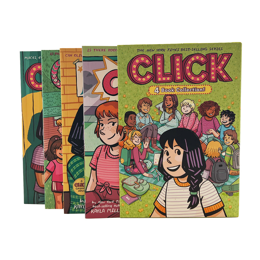 4pc Walker Kayla Miller Click Series Kids Book Set 8y+