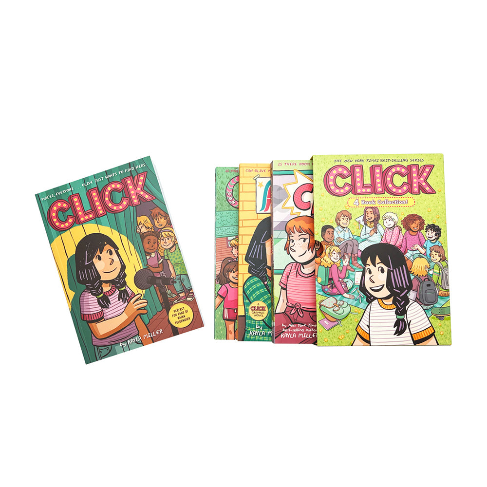 4pc Walker Kayla Miller Click Series Kids Book Set 8y+