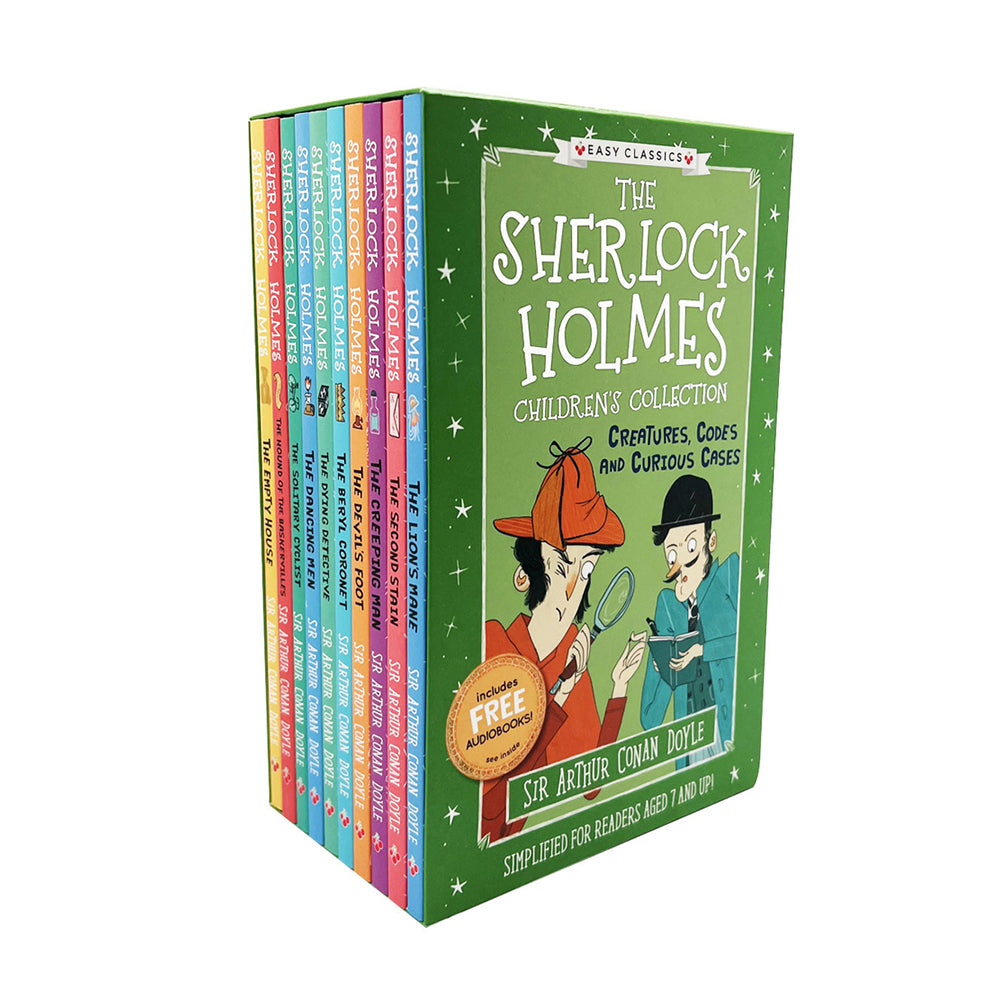 10pc Sherlock Holmes Children's Collection S3 Reading Book 8y+