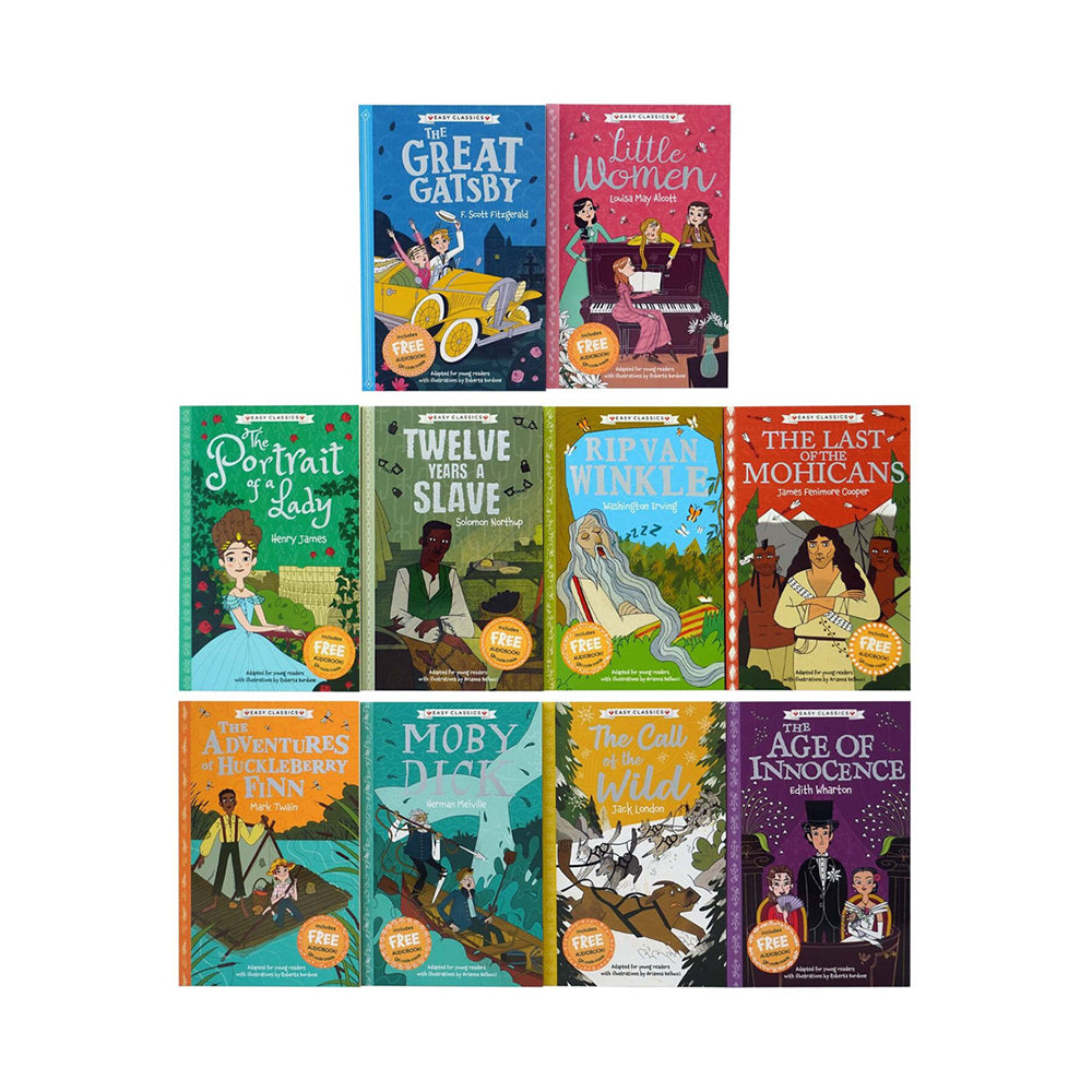 10pc The American Classics Children's Collection Reading Book 8y+