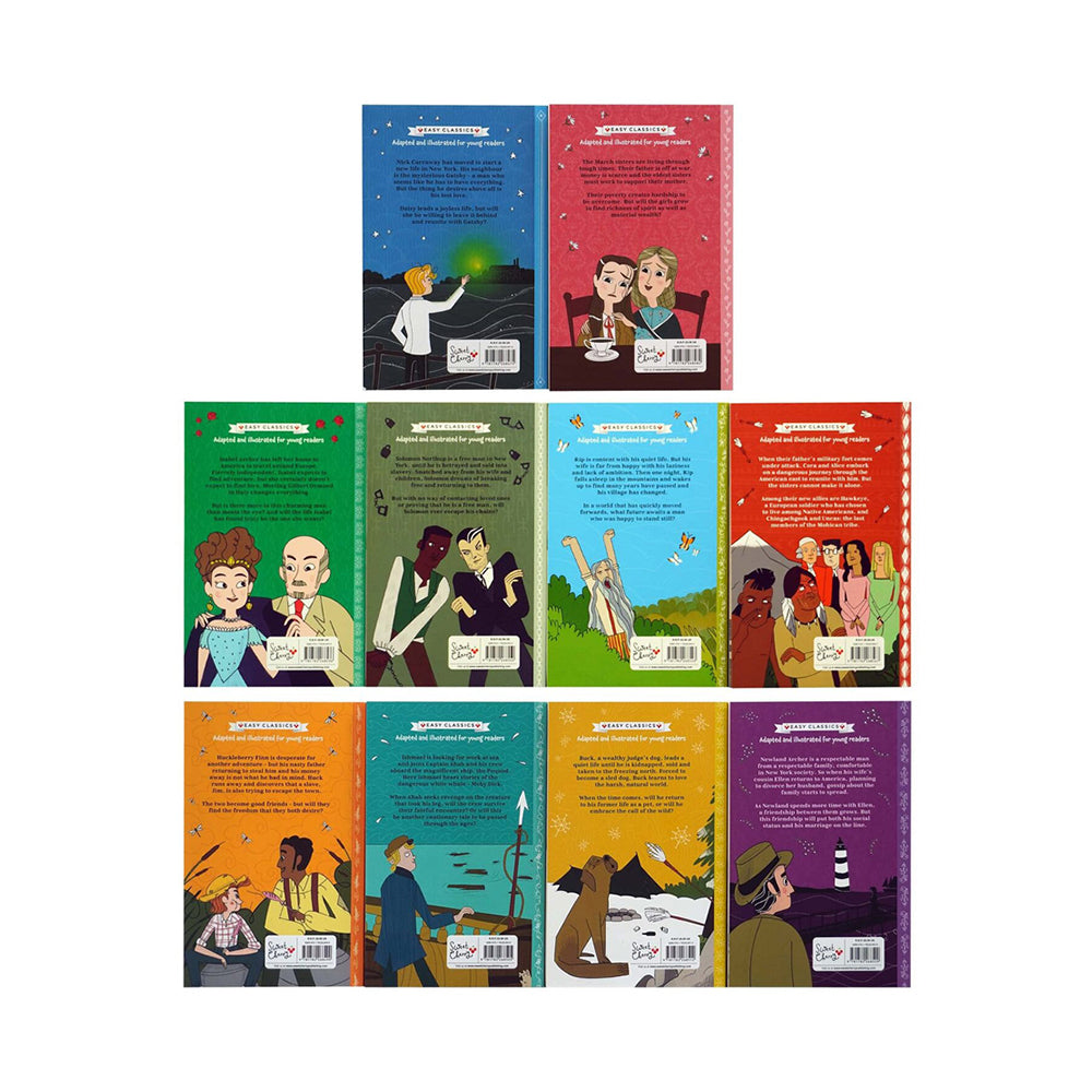 10pc The American Classics Children's Collection Reading Book 8y+