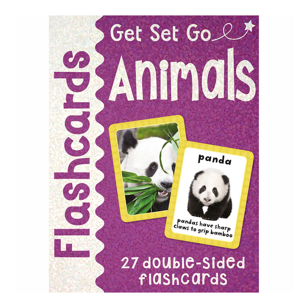 4PK Miles Kelly Get Set Go Letters/Numbers Learning Flashcards